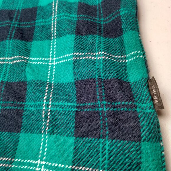 Vintage 1990s Oakley Shirt XL Teal Black Flannel Hooded Skater Long Skate Retro - Picture 15 of 16